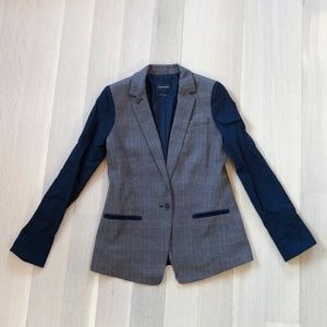 Club Monaco Pattern Block Blazer 0